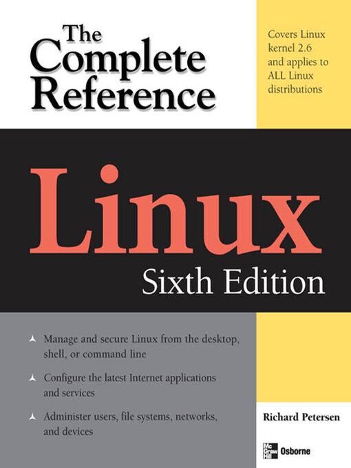 Title details for Linux by Richard Petersen - Available